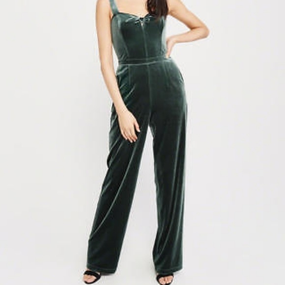 abercrombie velvet jumpsuit